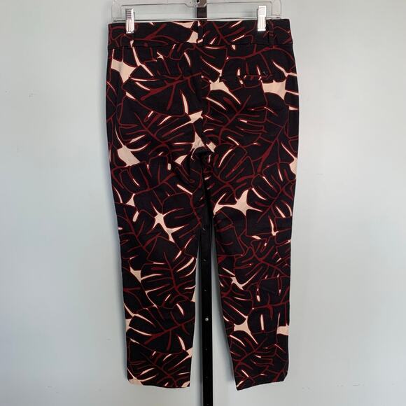 Ann Taylor Factory Palm Print Signature Pants Size 0 - Picture 5 of 6
